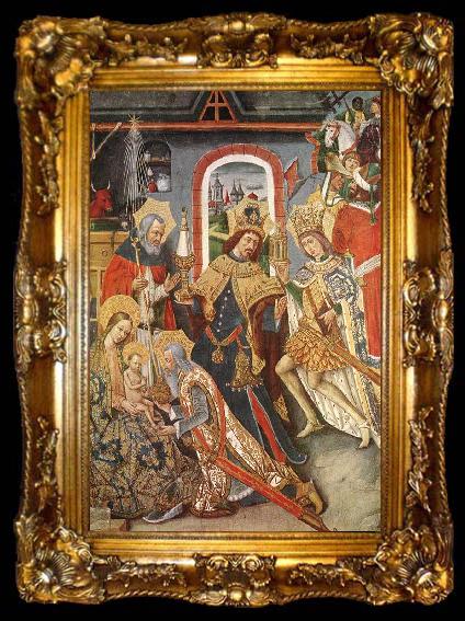 framed  Reixach Juan Adoration of the Magi, ta009-2